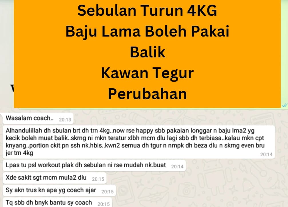 Pelajar berkongsi pakaian lama kembali muat selepas sebulan bimbingan